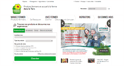 Desktop Screenshot of bienvenue-a-la-ferme-tarn.com